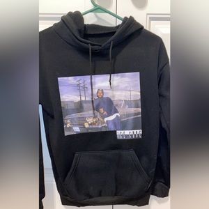 Customized Black Hoodie “Ice Cube”